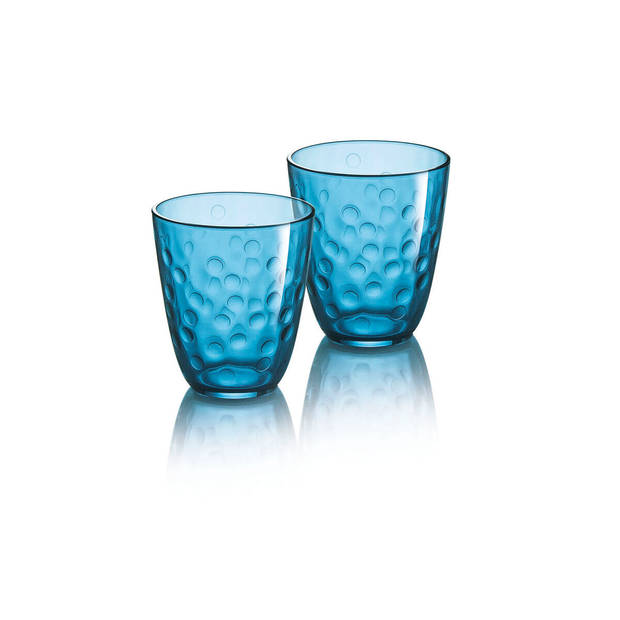 Glas Luminarc Concepto Pepite Blauw Glas 310 ml (24 Stuks)