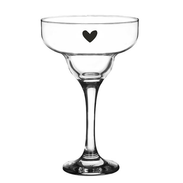 Clayre & Eef Martiniglas 200 ml Glas Hart Wijnglas Transparant Wijnglas