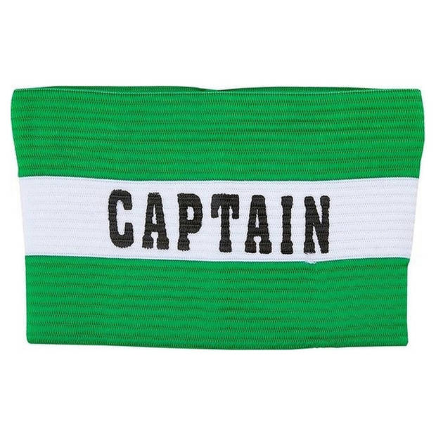 Aanvoerdersband Captain Groen/Wit Senior
