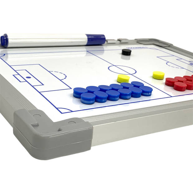 Tactiekbord Voetbal 20 x 30 cm - inclusief magneten en stift