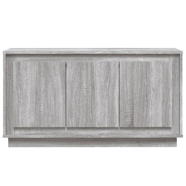 The Living Store Dressoir - klassiek - meubelen - Afmetingen- 102 x 35 x 55 cm - Kleur- grijs sonoma eiken