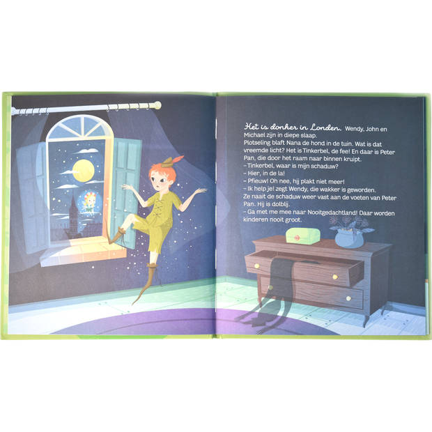 Peter Pan - Grote klassiekers voor de kleintjes - Hardcover