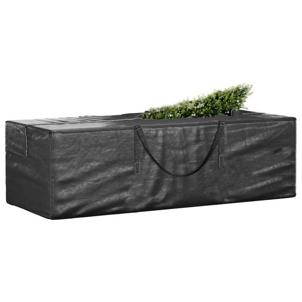 vidaXL Opbergtas voor kerstbomen 135x40x55 cm polyetheen zwart