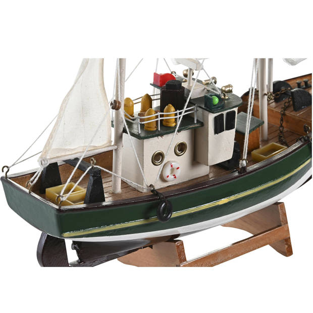 Items Vissersboot schaalmodel - Hout - 32 x 10 x 28 cm - Maritieme boten decoraties voor binnen - Beeldjes