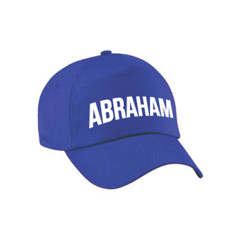 Abraham cadeau pet /cap blauw voor heren - Verkleedhoofddeksels