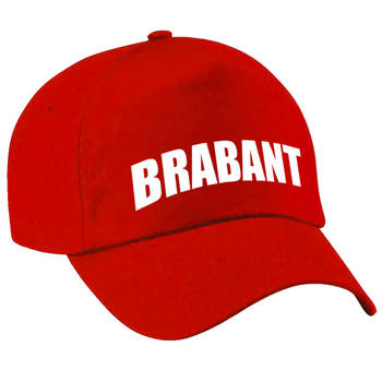 Brabant pet/cap rood volwassenen - Verkleedhoofddeksels