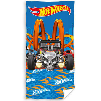 Hot Wheels Strandlaken, Skull - 70 x 140 cm - Katoen