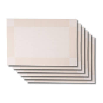 Jay Hill Placemats - Off White - 45 x 31 cm - 6 Stuks