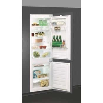 WHIRLPOOL ART65021 - Inbouw koelkast met vriesvak onderin - 275L (195 + 80) - Statische koude - A + - L 54cm x H 177cm