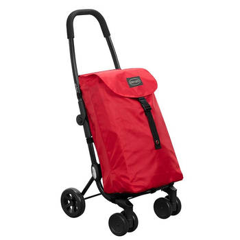 Go Four Boodschappentrolley - Rood - 43.5 liter - by Playmarket