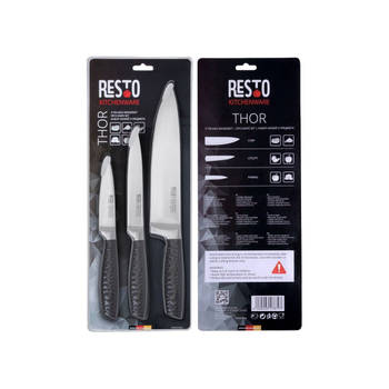 Resto Kitchenware Messenset Thor RVS - 3-Delig