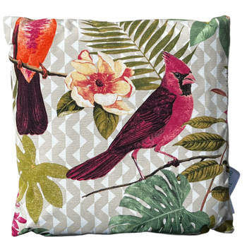 Buiten sierkussen all weather Toscane Bird - 45 x 45 x 10 cm