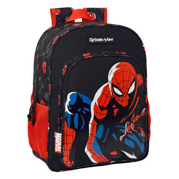 Schoolrugzak Spiderman Hero Zwart (33 x 42 x 14 cm)