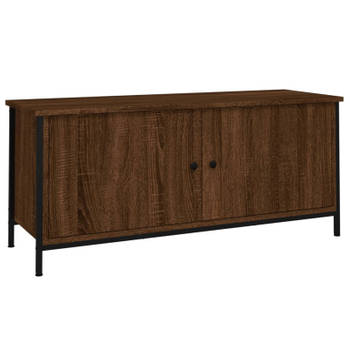 vidaXL Tv-meubel 102x35x45 cm bewerkt hout sonoma eikenkleurig