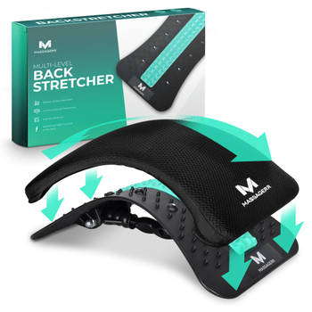 Massagerr® Backstretcher - Rugstretcher - Multi-Level - Rugmassage - Ontspanning - Incl. Comfortabel Kussen