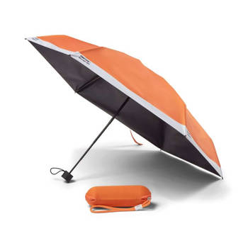 Copenhagen Design - Paraplu Compact in Reistas - Orange 021 - Polyester - Oranje