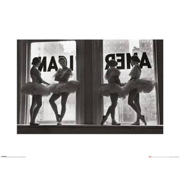 Kunstdruk Time Life Ballet Dancers in Window 60x80cm
