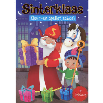 Sint Doeboek - Kleur- en Spelletjesboek Met 60 stickers Sinterklaas – 128 pagina’s