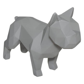 Deco Object Origami Bulldog - Grijs