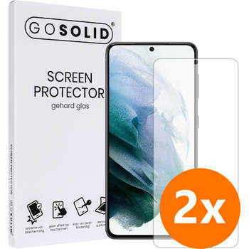 GO SOLID! Screenprotector voor Oppo Reno 8 Pro Plus gehard glas - Duopack