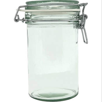 Weckpot opbergpot beugelpot met degelijke klemsluiting - 500ml - Glas - 3 Stuks