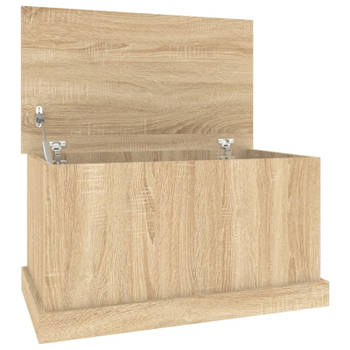 vidaXL Opbergbox 70x40x38 cm bewerkt hout sonoma eikenkleurig