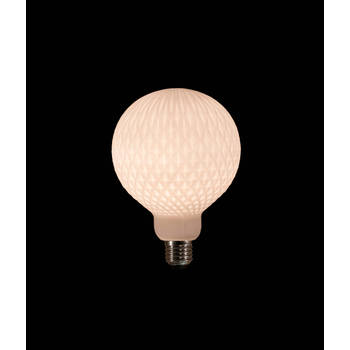 Led Bulb Ceramic Pattern Crystal 125X170Mm 4W-2200K / E27 Fi