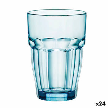 Glas Bormioli Rocco Rock Bar Blauw Glas 370 ml (24 Stuks)