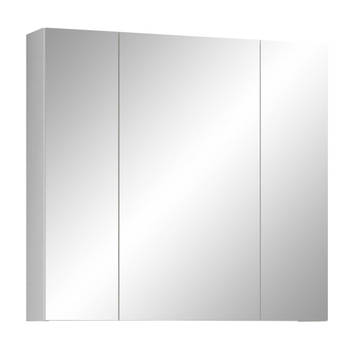 Riva spiegelkast 3 deuren wit.