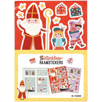 Sint & Piet raamsticker 2 vellen