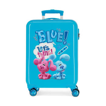 Blue Clues ABS kinderkoffer 55cm 4W Lets Think
