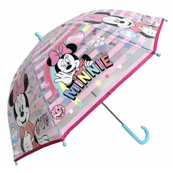 Mini Mouse meisjes paraplu 45 cm roze