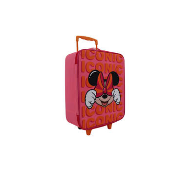 Minnie Mouse meisje trolley roze oranje 35 x 14.5 x 42