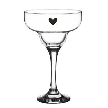 Clayre & Eef Martiniglas 200 ml Glas Hart Wijnglas Transparant Wijnglas