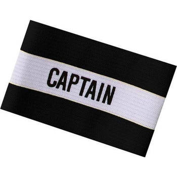 Aanvoerdersband Captain Zwart/Wit Senior
