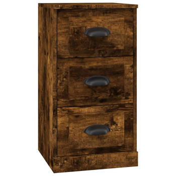 The Living Store Dressoir - Klassiek - Bijzetkast - Afmetingen- 36 x 35.5 x 67.5 cm - Kleur- Gerookt eiken