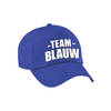 Team blauw pet volwassenen voor sportdag - Verkleedhoofddeksels