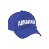 Abraham cadeau pet /cap blauw voor heren - Verkleedhoofddeksels