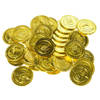 Speelgoed gouden piraat munten 200 stuks - Verkleedattributen