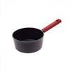 Steelpan/sauspan - Alle kookplaten geschikt - zwart - dia 19 cm - Steelpannen