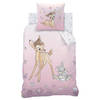 Disney Bambi Dekbedovertrek Flower - Eenpersoons - 140 x 200 cm - Katoen