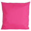 Anna's collection Buiten of tuin sier kussens - fuchsia roze - 45 x 45 cm - binnen/buiten - Sierkussens