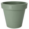 Pro Garden Plantenpot/bloempot - Tuin buiten - kunststof - groen - D35 cm - Plantenpotten