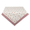 HAES DECO - Vierkant Tafellaken - 150x150 cm - 100% Katoen - Romantic Rose