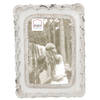 HAES DECO - Fotolijst 10x15 Wit, formaat 15x2x20 cm - Shabby Chic