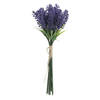 Items Lavendel kunstbloemen - bosje met stelen van paarse bloemetjes - 10 x 26 cm - Kunstplanten