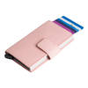 Figuretta Leren Cardprotector RFID Compact Creditcardhouder - Dames - Roze