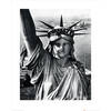Kunstdruk Time Life Statue of Liberty 40x50cm