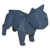 Deco Object Origami Bulldog - Blauw