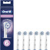 Oral-B Sensitive Clean - Met CleanMaximiser-technologie - Opzetborstels - 6 Stuks